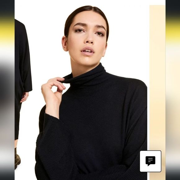 Marina Rinaldi Black Midi Dress - Picture 3 of 16